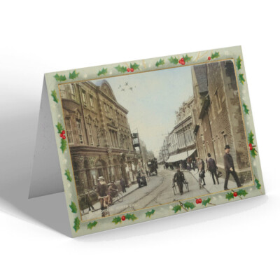 WEIHNACHTSKARTE Vintage Surrey - Croydon. North End (b)