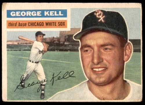1956 Topps #195 George Kell Chicago White Sox Sehr guter Zustand +