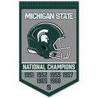 Michigan State Spartans Football National Champions Banner Flag