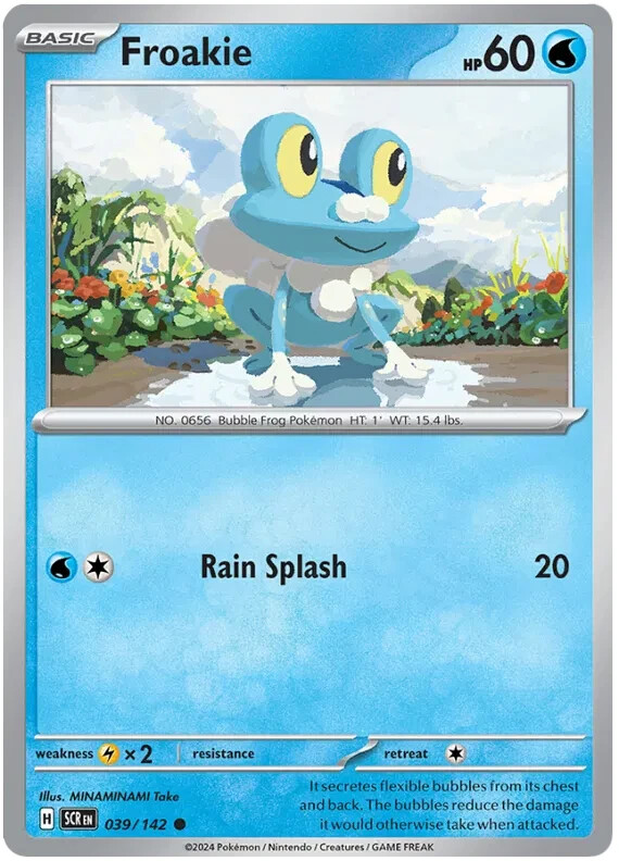 Froakie Pokemon TCG Card 039/142