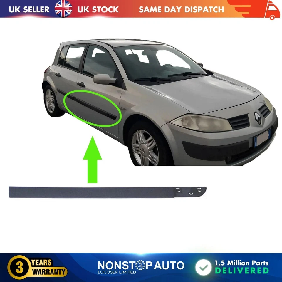 Modanatura Porta Pannello Anteriore Destro Per Renault Megane II 8200648668 - Immagine 3 di 4