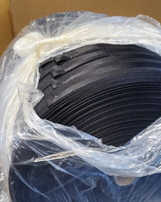 3/4'' BLACK NYLON STRAP WEBBING BINDING TAPE MIL SPEC 4088 10 YARDS