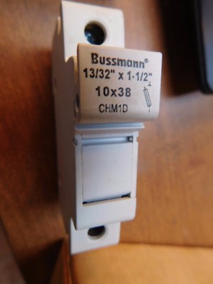 Buss CHM1D FUSE HOLDER 10 X 38MM VOLTAGE RATING 600VAC 30A | eBay