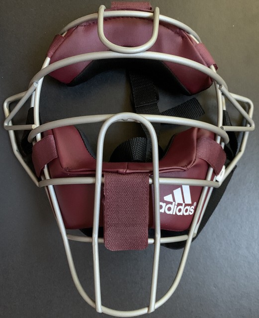 NEW Adidas PS Pro Baseball Softball Catchers Umpires Mask Burgundy