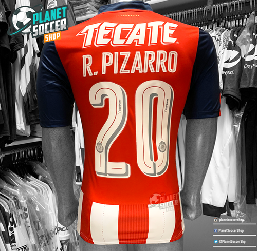 CHIVAS DE GUADALAJARA 2017 OFFICIAL PUMA MEXICO SOCCER JERSEY, RODOLFO  PIZARRO | eBay
