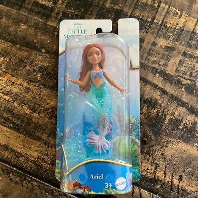 Disney The Little Mermaid Princess Ariel 3 inch Mini Figure Doll Mattel New