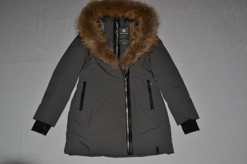 AUTHENTIC RUDSAK WOMENS TORONTO DOWN PARKA FUR ELEPHANT GRAY GREY ALL SIZES NEW