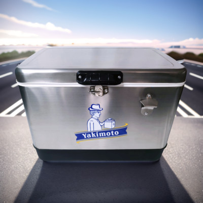 Yakimoto 51L Stainless steel Road trips Cooler,Insulation Portable Ice Chest