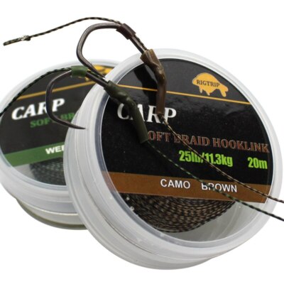  Carp Fishing Line 6 Strand Tightly Soft Hooklink Carp Hair Chod Helicopter Rig