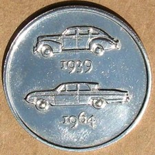 RARE ORIGINAL NOS MERCURE 25ème. JETON ANNIVERSAIRE L@@K #AA441