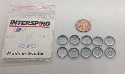 10 AGA Interspro  discs 336-190-256 stainless sweden scuba new repair parts 