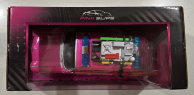 NEW 2025 Jada - Pink Slips - Ecto-1 - Ghostbusters - Pink Chase 1