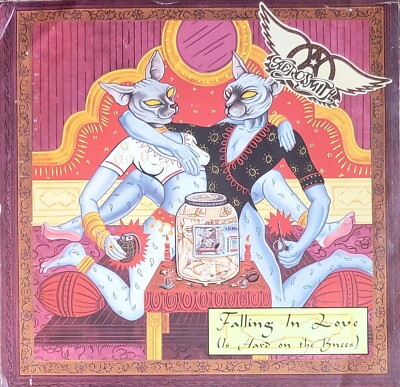 AEROSMITH FALLING IN LOVE B/W FALL TOGETHER PS - 7'' 45 VINYL '' NEW ''