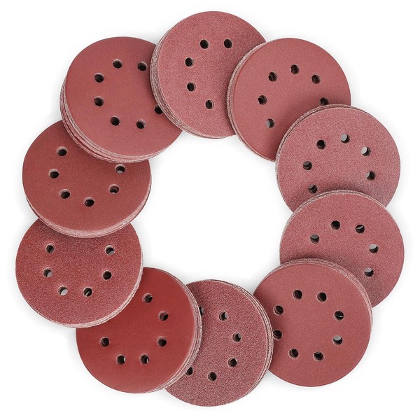 150Tlg. KöRnungen Schleifpapier 125Mm Klett Exzenterschleifer-image