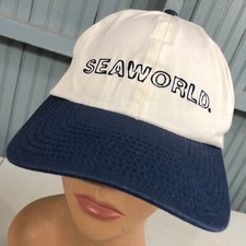 Sea World Shamu Strapback White Baseball Cap Hat