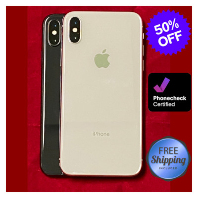 Apple iPhone X 64GB/256GB - Space Gray/Silver - Very Good Condition - Unlocked