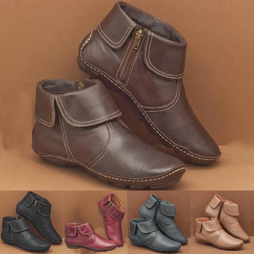 High Quality Boots Leather Modern Warm Ankle Boots Arch Support Casual