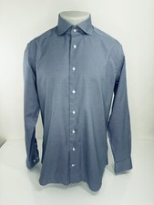 SUIT SUPPLY - TRAVELLER Cross Hatch Pattern Slim Fit 41 / 16 Shirt - EXCELLENT