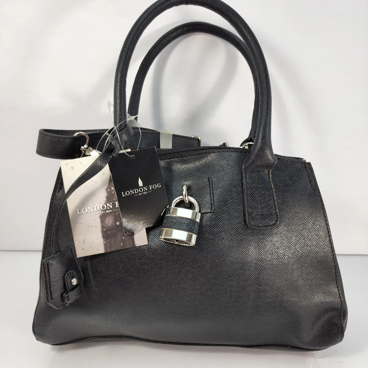 Small Boy Grey Calfskin Black Leather Handbag With Adjustable Chain And Lock  Gabrielle Quilted Design From Faddish889, $36.47 | DHgate.Com