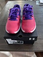 Under Armour GGS Outhustle Print Running Athletic Shoes Girls Youth size 5Y