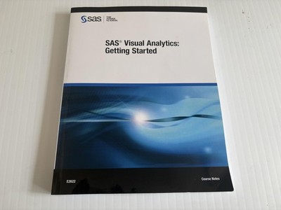 SAS Visual Analytics Getting Started SAS Institute Course Notes 2014 Softcover
