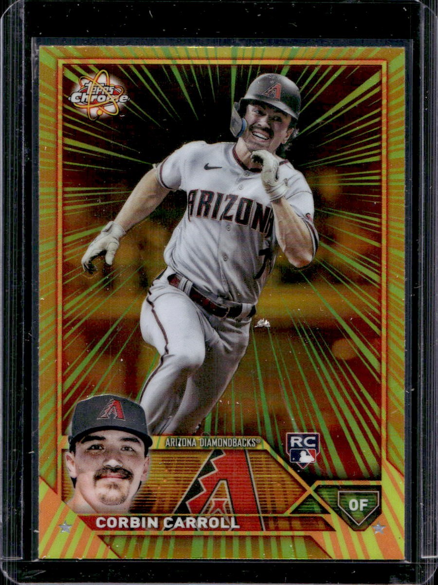 Corbin Carroll 2023 Topps Chrome #RR-3 Radiating Rookies SP