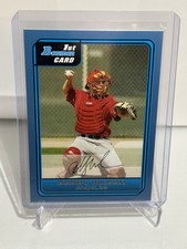 Bobby Wilson 1st Bowman Blue #/500 #B6 - 2006 Bowman Baseball LA Angels