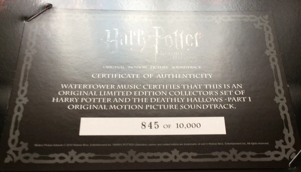 Deathly Hallows Pt 1 Sound track Collectors piece - Image 4 of 4