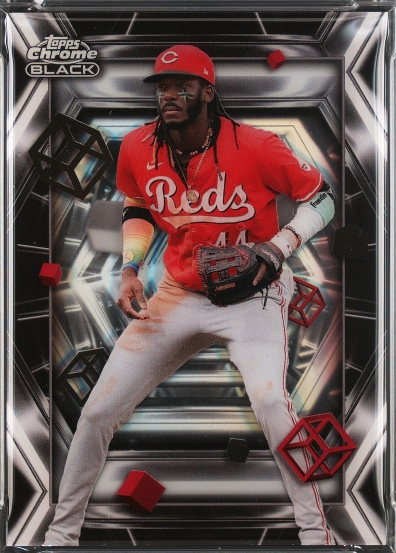 2025 Topps Chrome Black - Depth of Darkness Elly De La Cruz #DOD