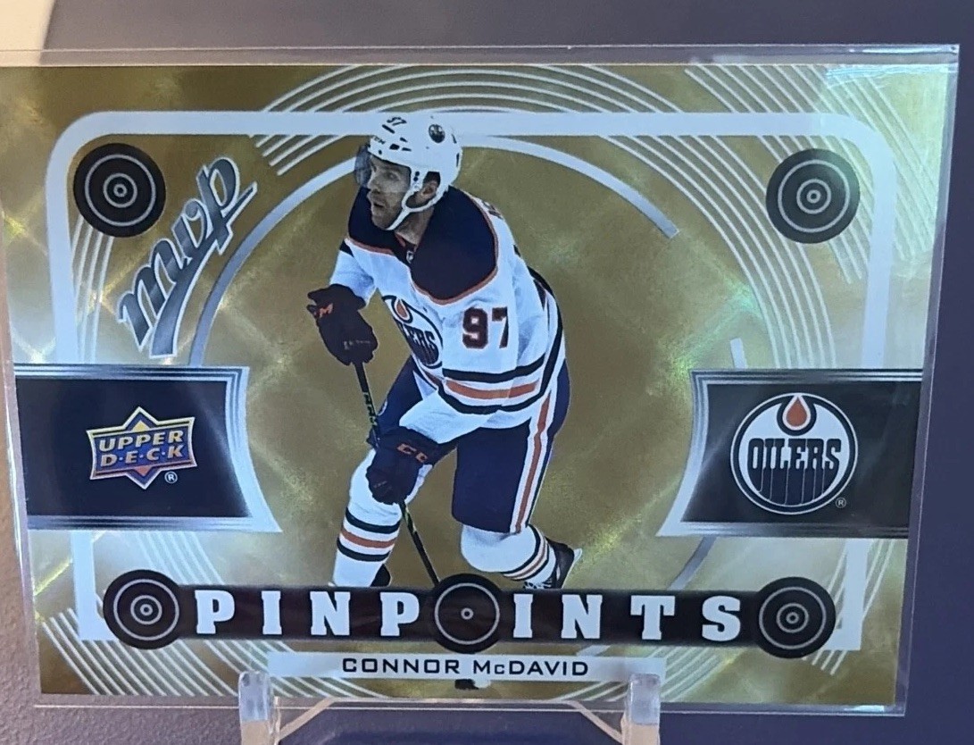 2022-23 Upper Deck MVP - Pinpoints Connor McDavid #PP-25 Gold