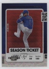 2021 Panini Contenders Season Ticket Optic Red Wave Prizm Marcus Stroman 1i3m