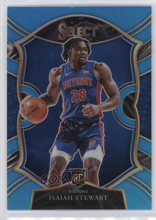2020-21 Panini Select Concourse Light Blue Prizm 172/299 Isaiah Stewart #76 14jm