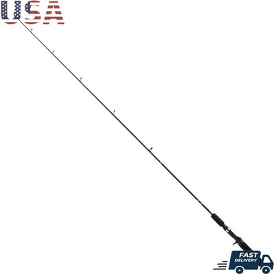 Ultra Light 4ft 10in Freshwater Spin-Cast Fishing Rod 1pc Fiberglass 2-6lb Test