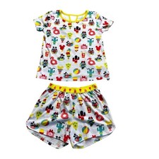 Disney Mickey and Minnie Summer Pajamas Size 7-8 Years