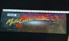 1993 Konami Martial Champion Arcade Video Game Marquee!