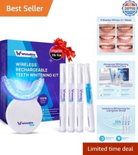 Teeth Whitening Kit for Sensitive Teeth Dual LED Light 35 Carbamide Pero...