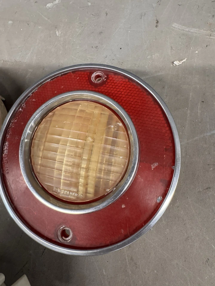 1975-1979 Chevy Corvette Taillight Tail Light Lamp Lenses Reverse Taillamp OEM - Image 3 of 4