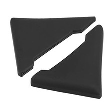 2pcs PVC Universal Car Door Corner Edge Guards Bumper Protector Cover Black