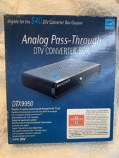Digital Stream Converter DTX9950 Analog TV Television Pass-Through DTV Sealed