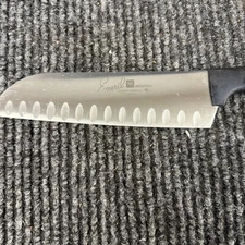 Vintage WUSTHOF Silverpoint 4184 / 17cm, 6.5" Santoku Knife Germany EMERIL #1