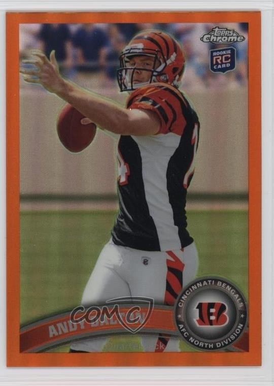 2011 Topps Chrome Retail Orange Refractor Andy Dalton #51 0co5