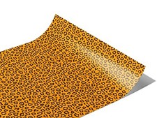 Rwraps Vinyl Film Wrap Leopard Orange Pink Purple - Vehicle Car Sheet Roll