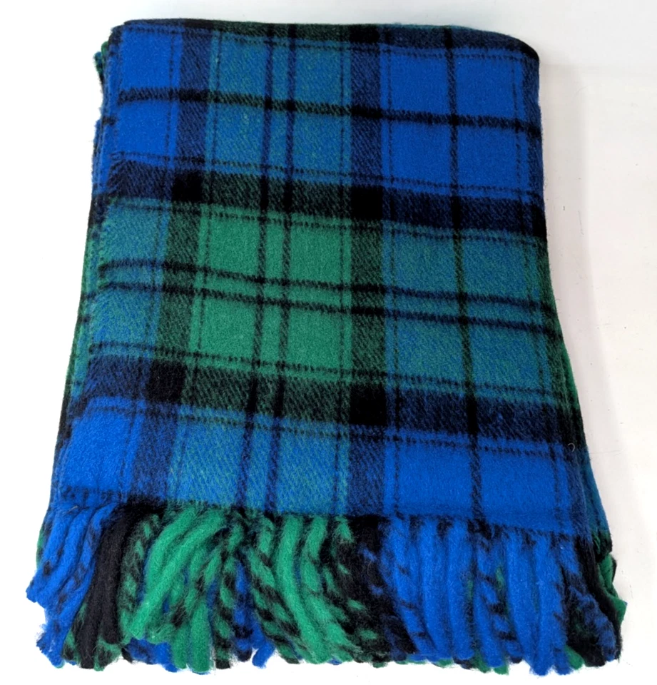 Vintage Faribault Faribo Pak a Robe Comfort Casuals Swinger 50x70 Plaid Blanklet - Image 3 of 4