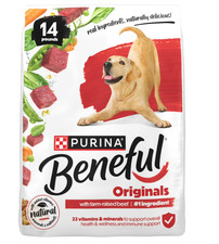 Purina Beneful Originals Natural Dry Dog Food Recipe with Farm-Raised Beef 14 lb 2.00 per pound