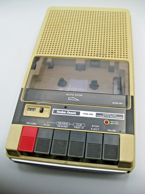 Radio Shack Tandy TRS-80 CCR-81 Computer Cassette Tape Recorder Model 26-1208A
