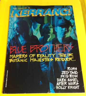 Kerrang!  No.224 Feb 4 1989 - Masters Of Reality, Rush, Zad Yago, Skid Row