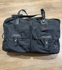 Tumi Black Nylon Leather Weekender Boarding B...