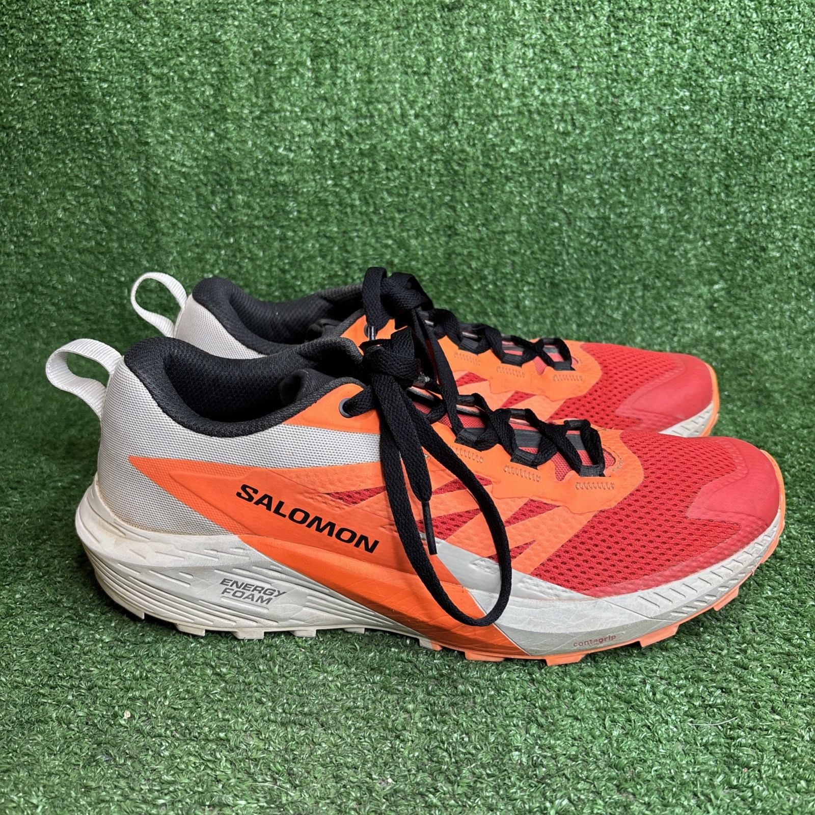 Scarpe da trail running Salomon Sense Ride 5 rosso arancione uomo 10 5