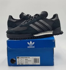 *NEU* 2017 Adidas Marathon TR Retro Schwarz UK 7,5 / EUR 41 1/3