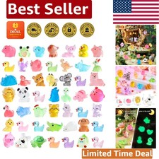 Glow-in-the-Dark Mini Resin Animal Collection - Perfect for Decor Gifts